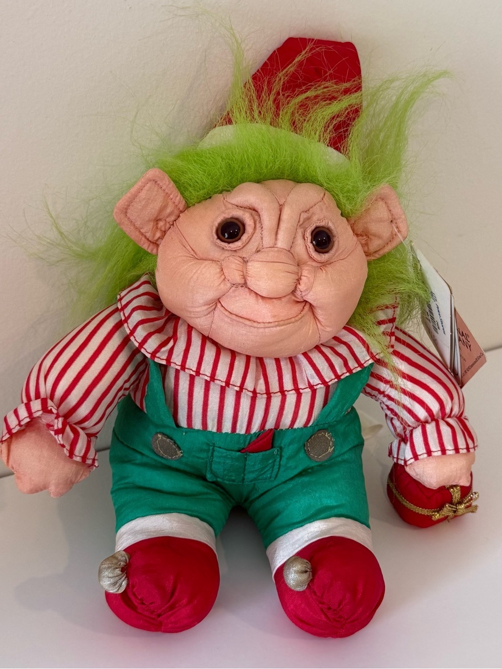 Vintage Adopt a Norfin Troll Toy Elf Christmas Plush NWT International Silver Co